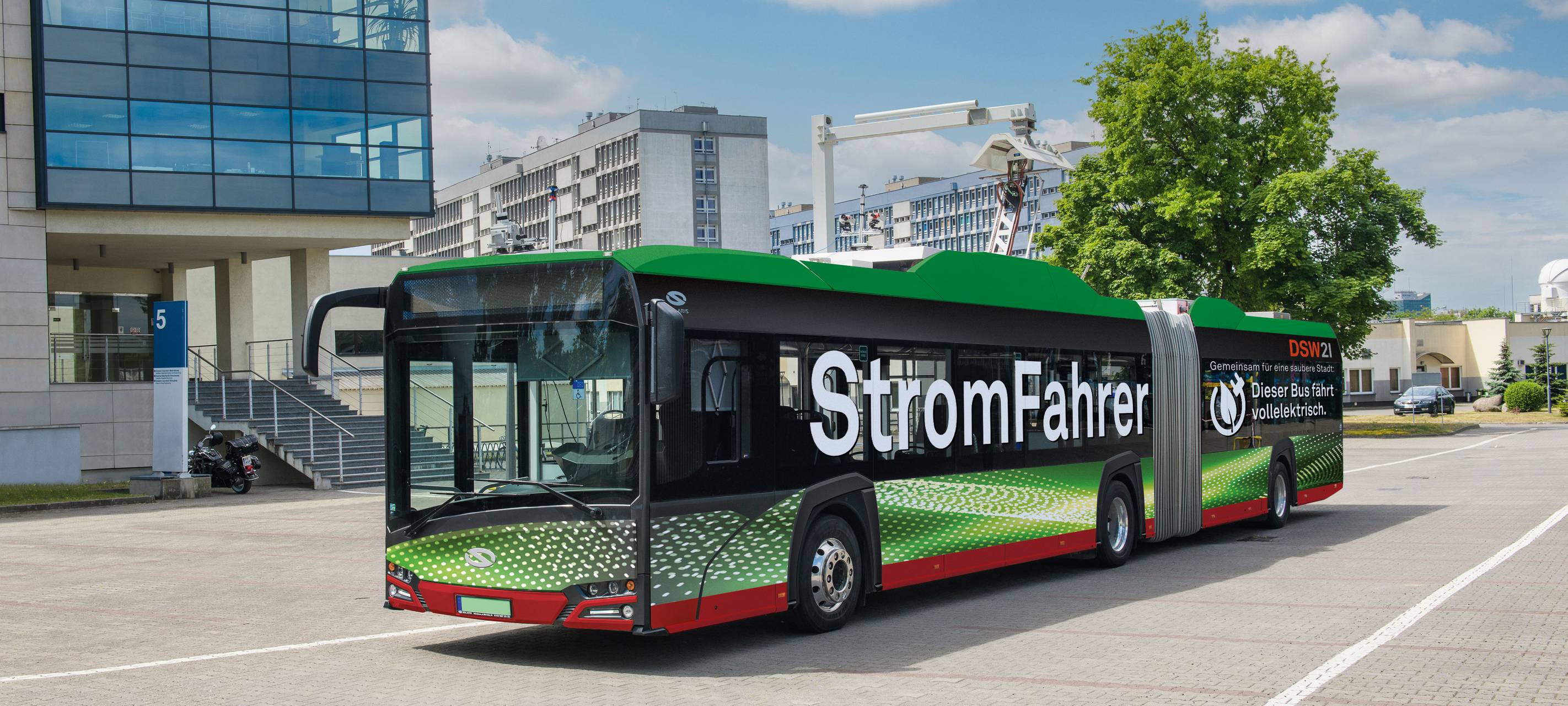 Hohe E-Busse, niederige Brücken: Lösung in Sicht