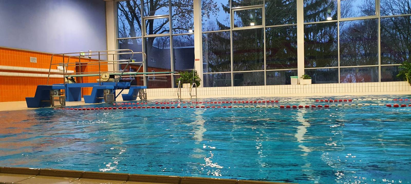 Helden der Frühschicht im Hallenbad