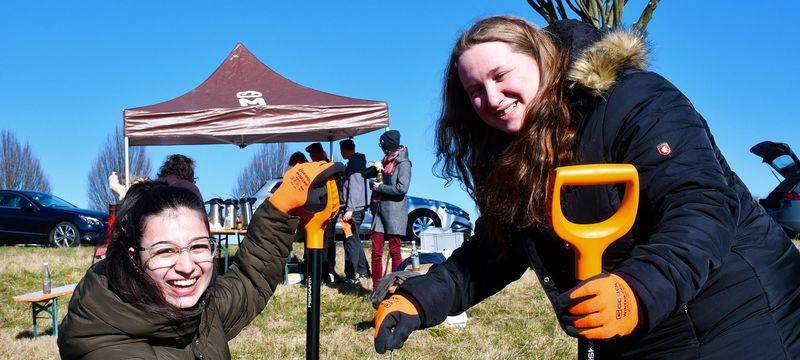 Neuer Wald in Schüren gepflanzt