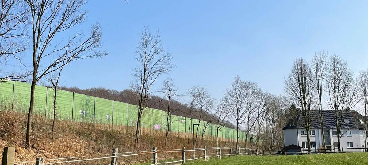 Dortmund: Modernisierung der A45-Lärmschutzwände