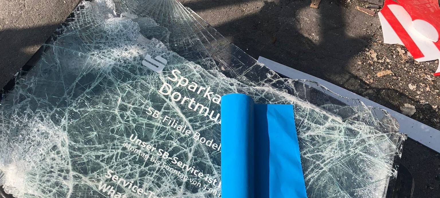 Geldautomat Sparkasse Bodelschwingh gesprengt