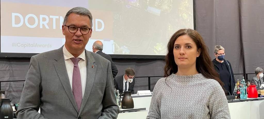 Thomas Westphal und Ukrainische Botschafterin