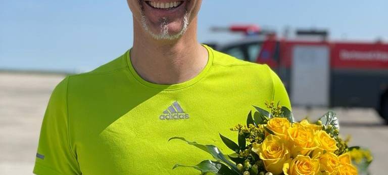 Dortmunder läuft über Flughafen-Gelände