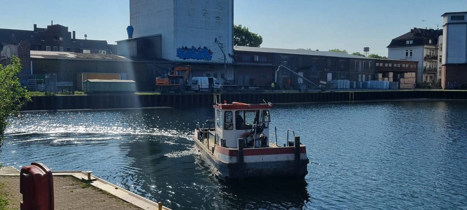 Helden der Frühschicht am Dortmunder Hafen