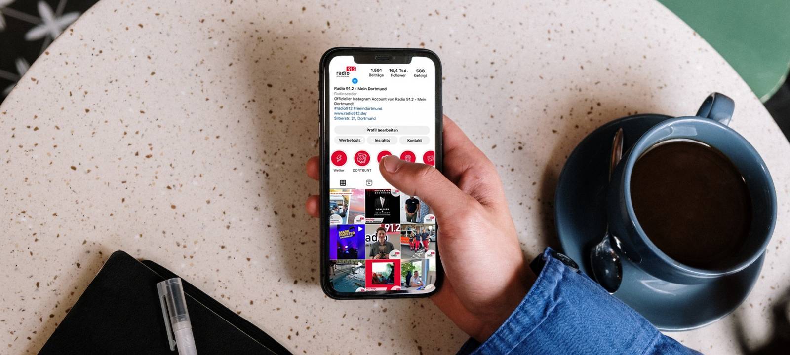 Radio 91.2 bei Instagram: Linksammlung