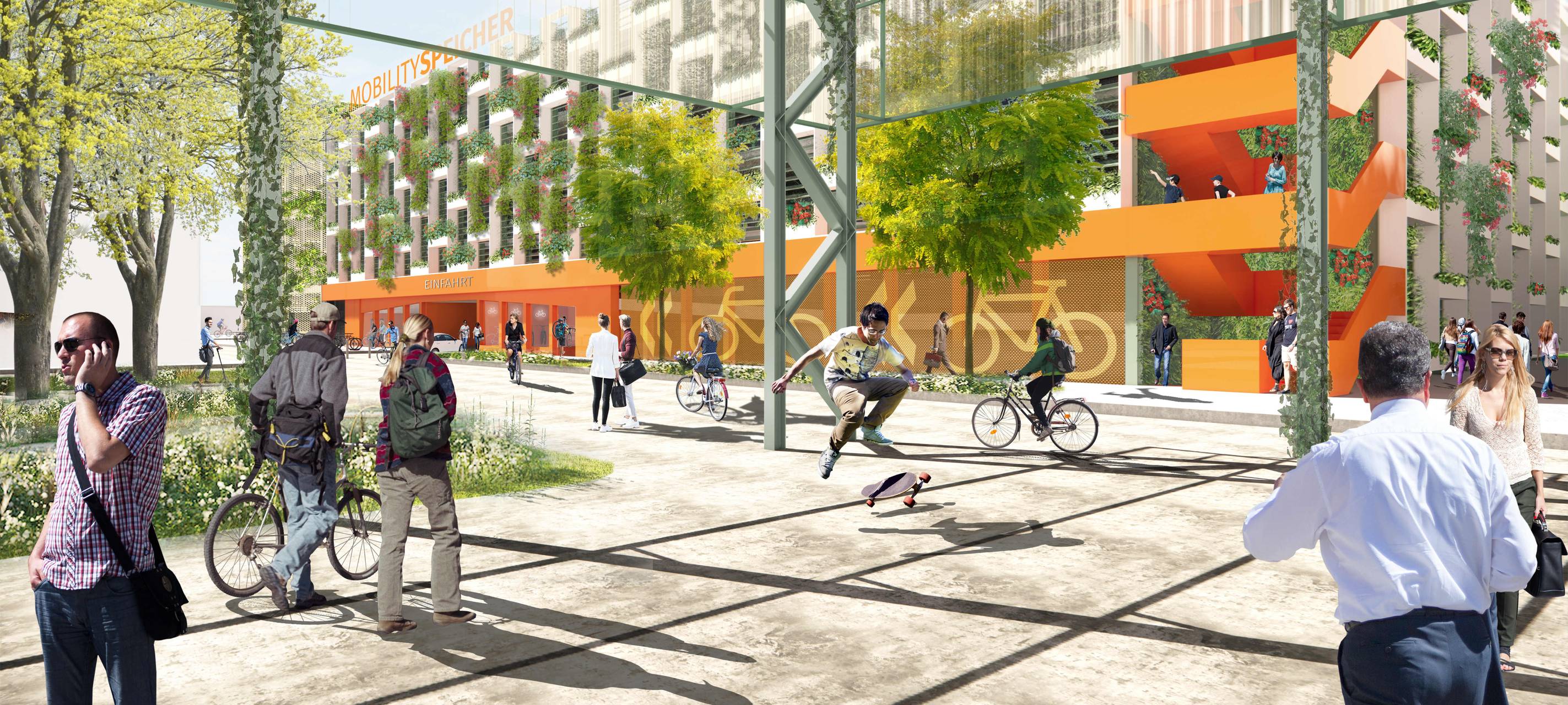 Hafenquartier Speicherstraße bekommt grüne Quartiersgarage