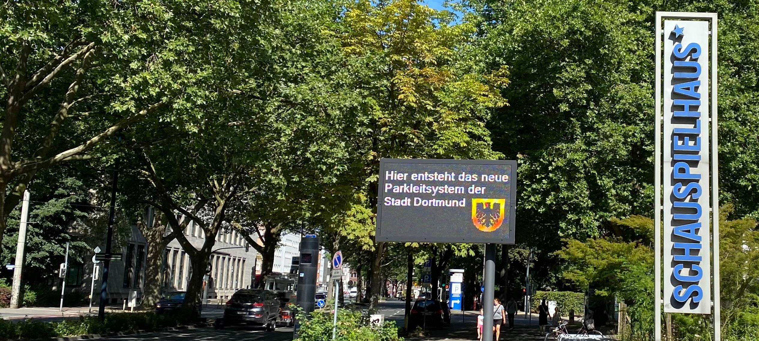 Neues Parkleitsystem Dortmund