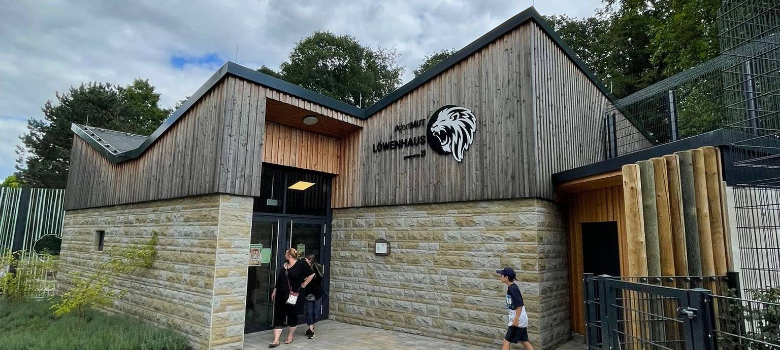 Zoo Dortmund: Besuch bei den Löwen