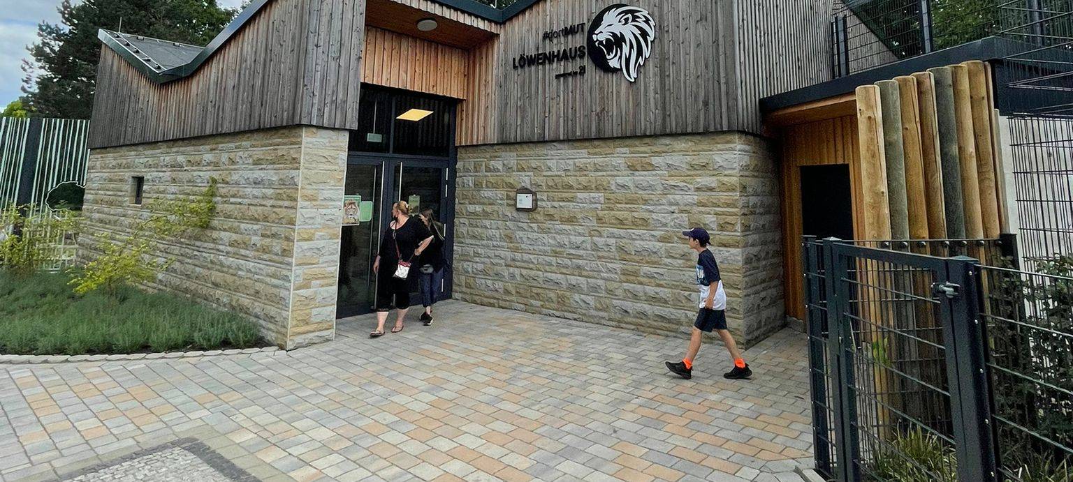 Löwengehege Dortmunder Zoo