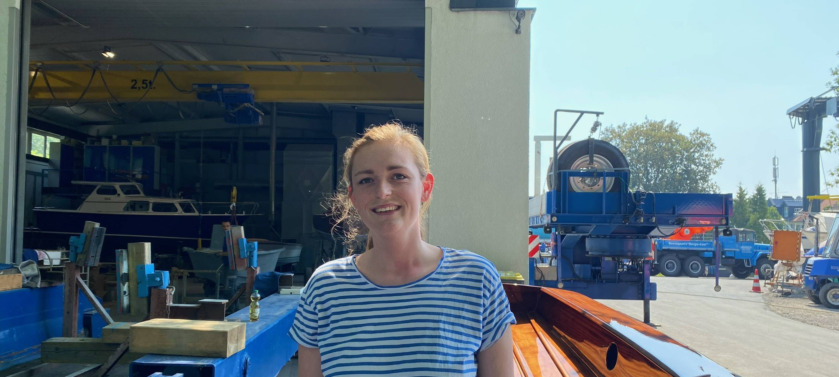 Bootsbauerin Lisa aus Dortmund.