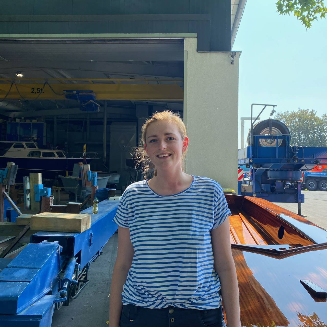 Bootsbauerin Lisa aus Dortmund.
