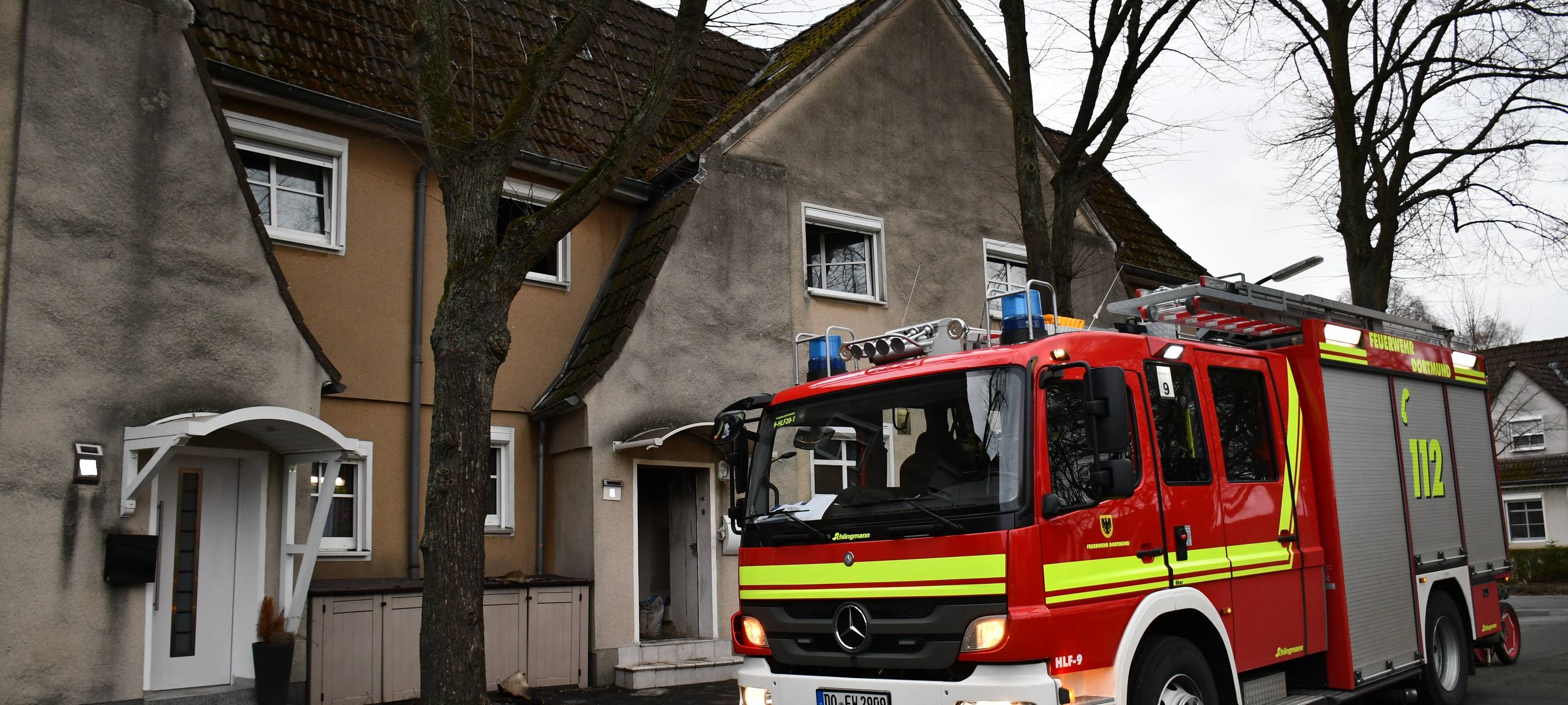 Stundenlanger Brand in Eving