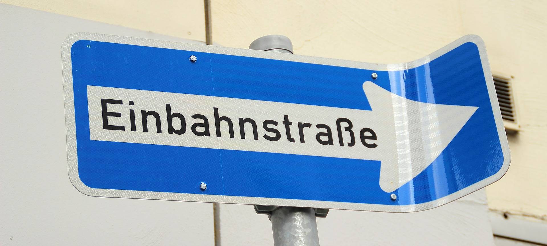 Einbahnstraße (Symbolbild)
