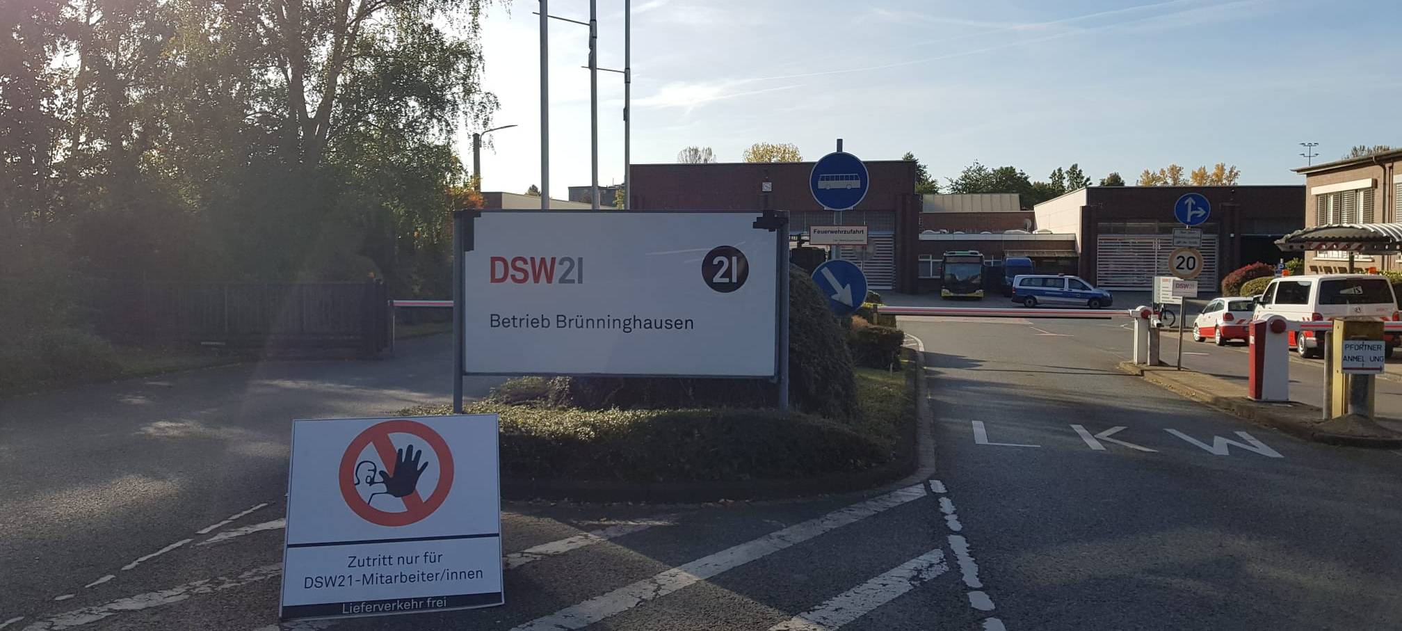Betriebshof der Stadtwerke in Brünninghausen Trafo Station.