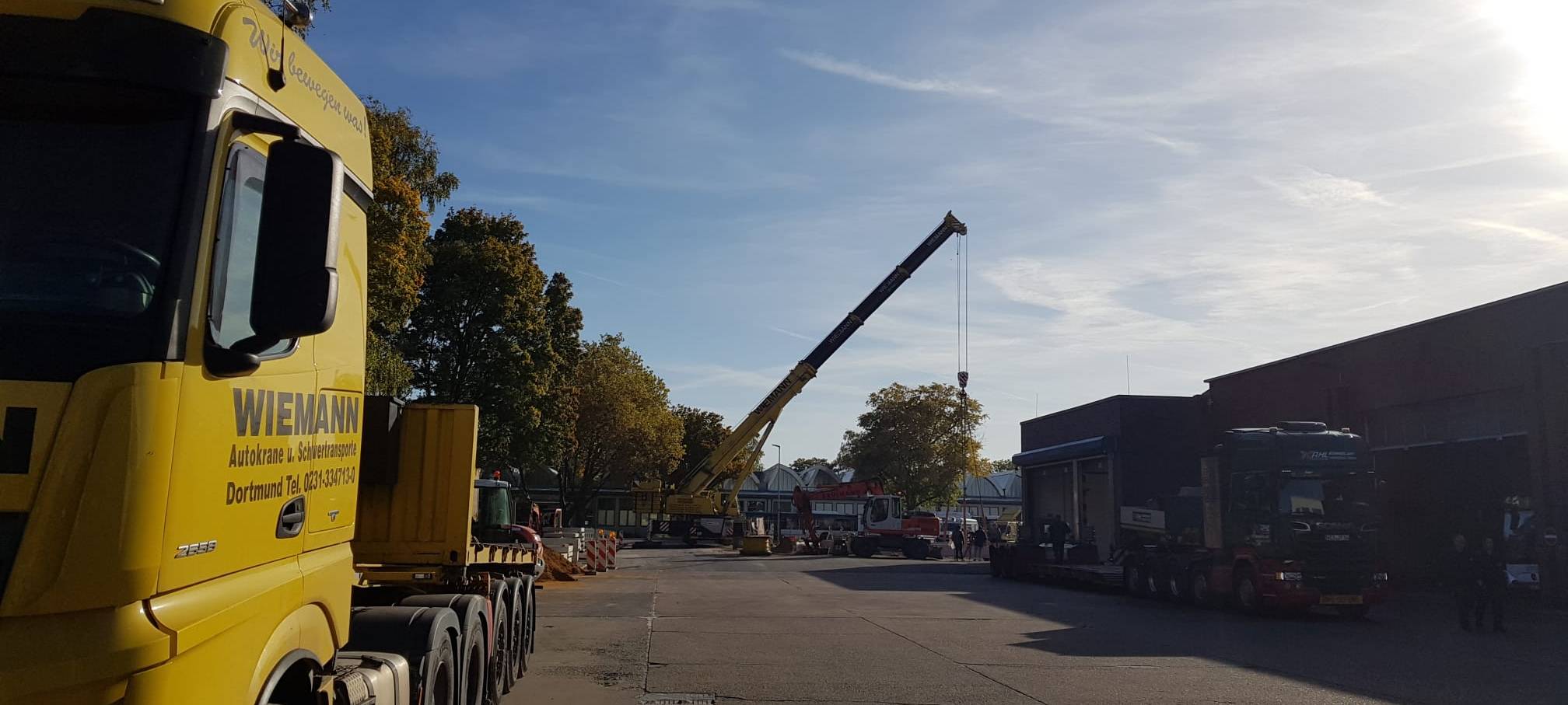 Betriebshof der Stadtwerke in Brünninghausen Trafo Station.