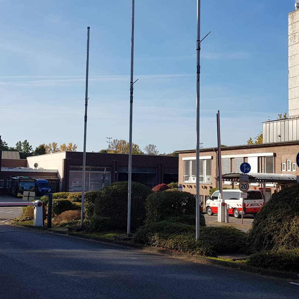 Betriebshof der Stadtwerke in Brünninghausen Trafo Station.