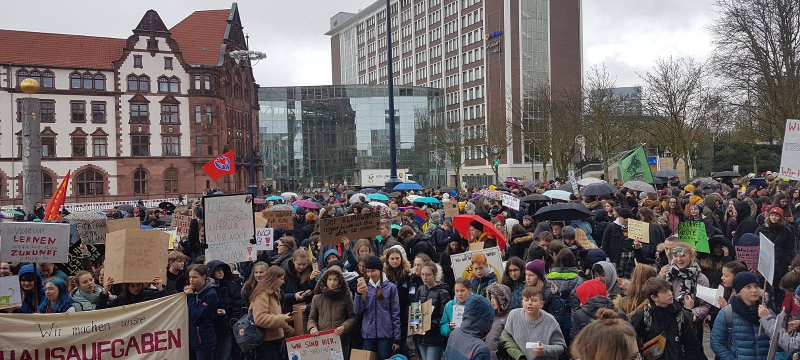 Deutlich mehr Teilnehmer waren bei der "Fridays for Future"-Demo dabei