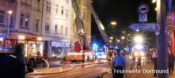 Dortmund: Brand legt Verkehr in Körne lahm