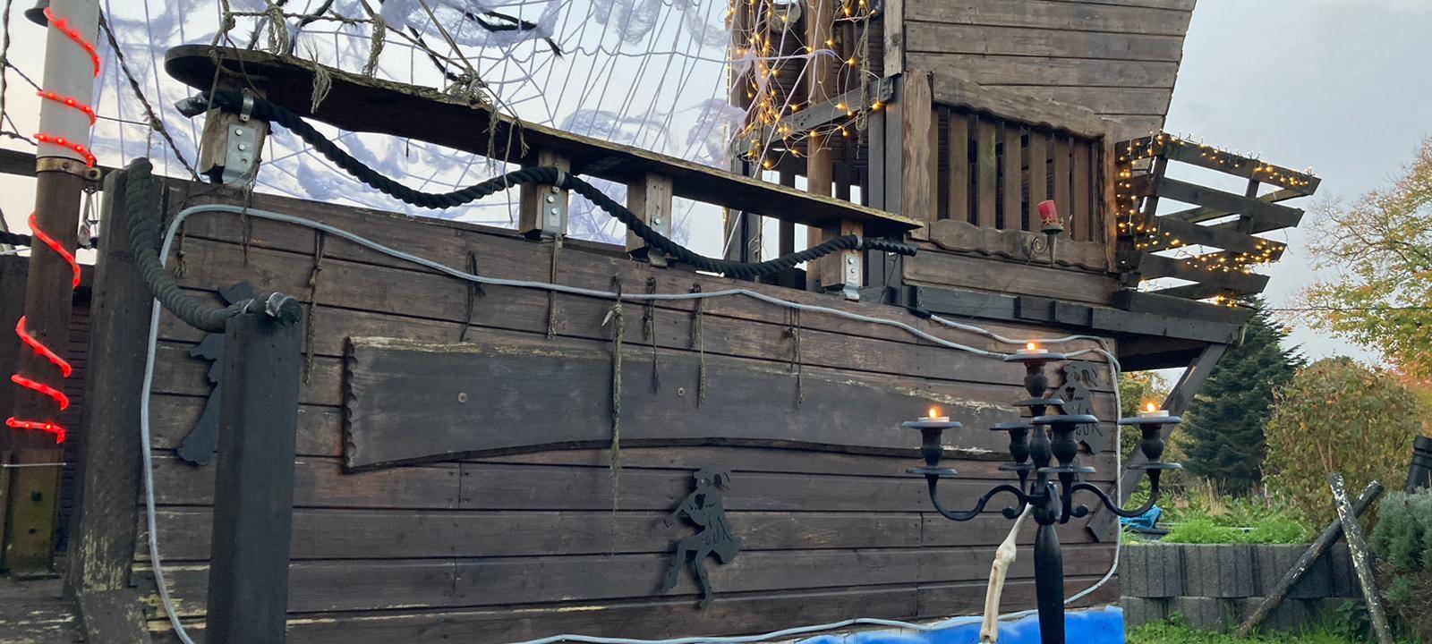 Grusel-Schiff in Dortmund-Lanstrop