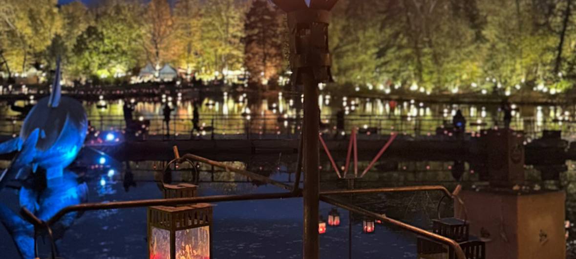 Weihnachtsstimmung im Fredenbaumpark in Dortmund