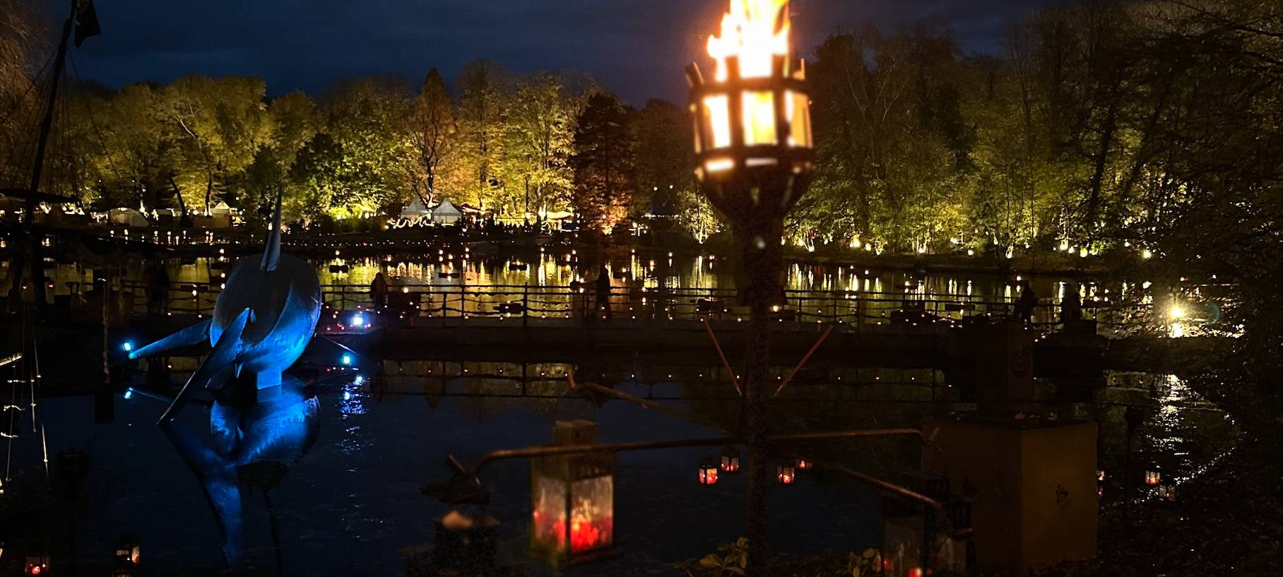 Weihnachtsstimmung im Fredenbaumpark in Dortmund
