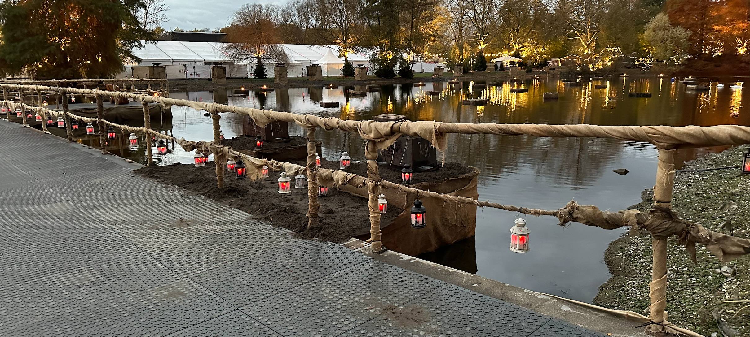 Weihnachtsstimmung im Fredenbaumpark in Dortmund