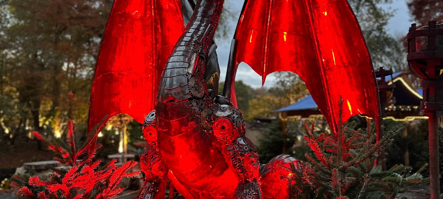 Weihnachtsstimmung im Fredenbaumpark in Dortmund