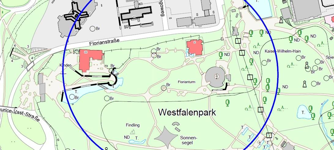 Dortmund: Drei Blindgänger im Westfalenpark