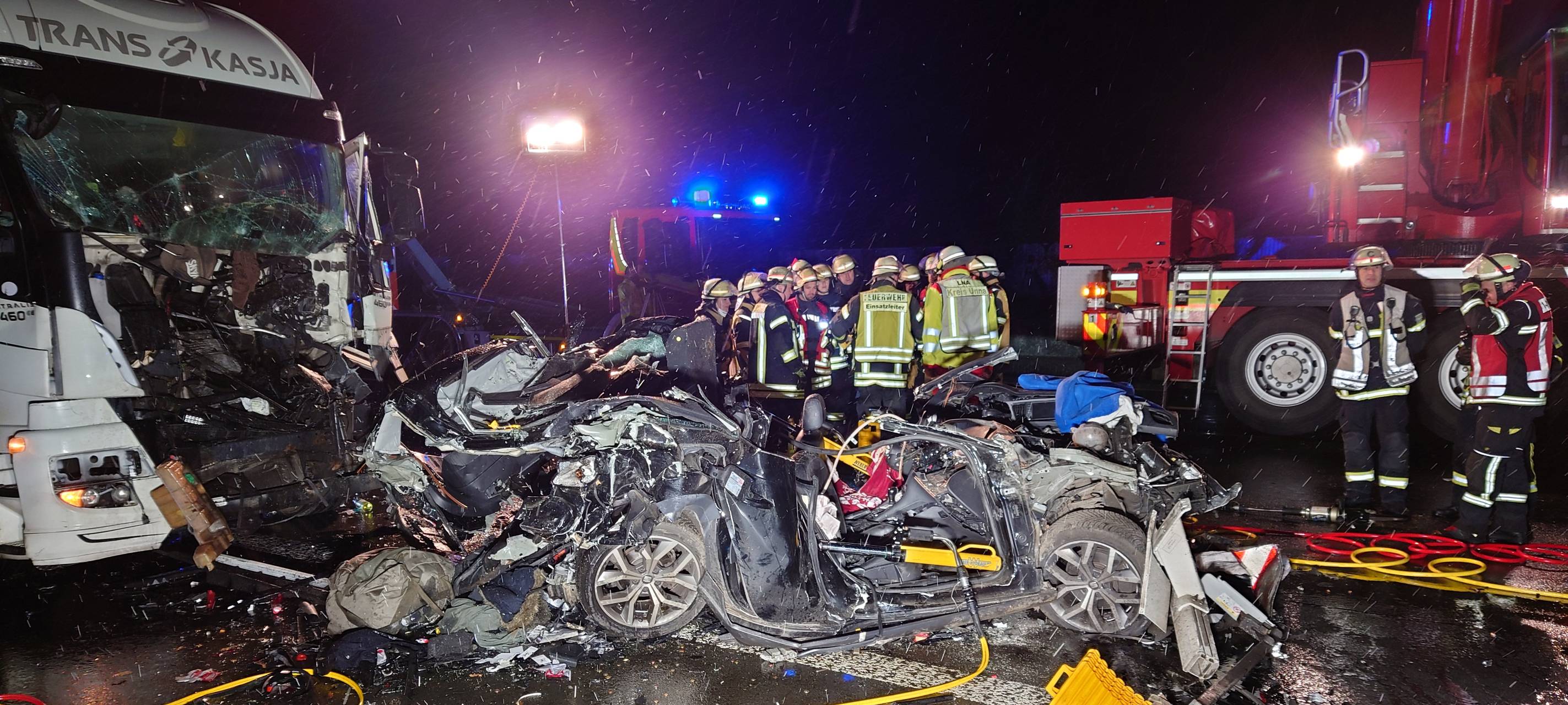 Schwerer Unfall auf A1