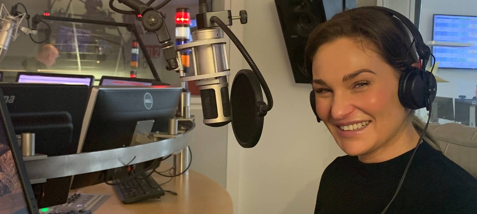Die Dortmunderin Maria Langer im Radio 91.2-Studio