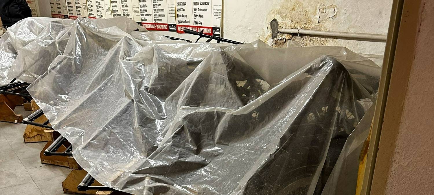 Backstage in den Dortmunder Westfalenhallen