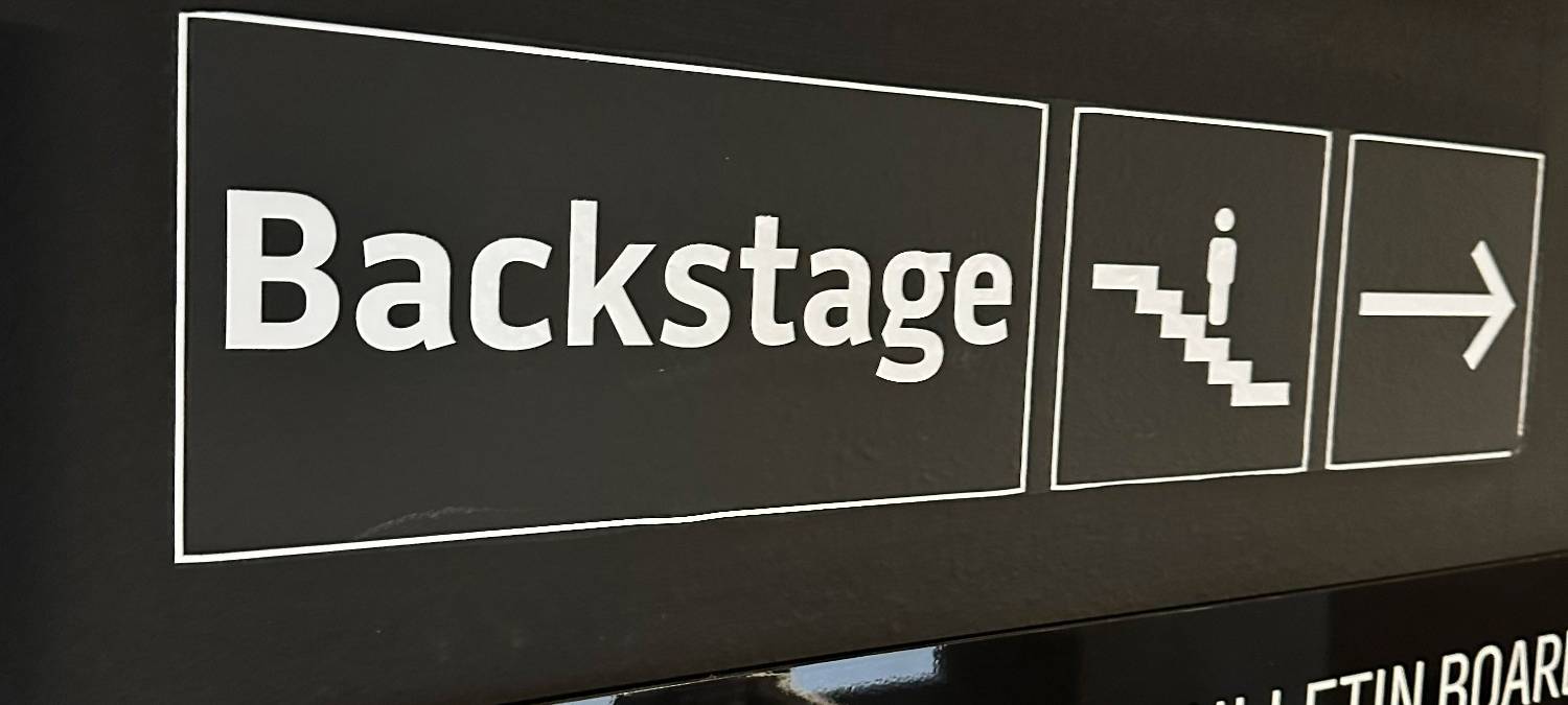 Backstage in den Dortmunder Westfalenhallen