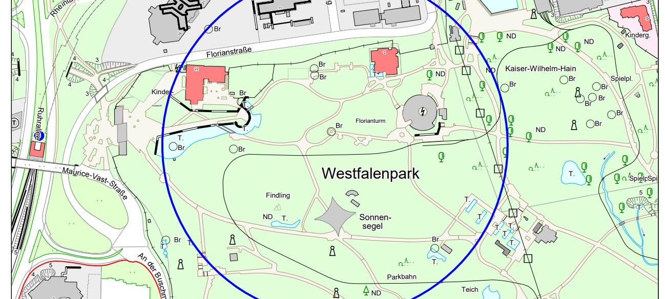 Blindgänger im Westfalenpark entschärft