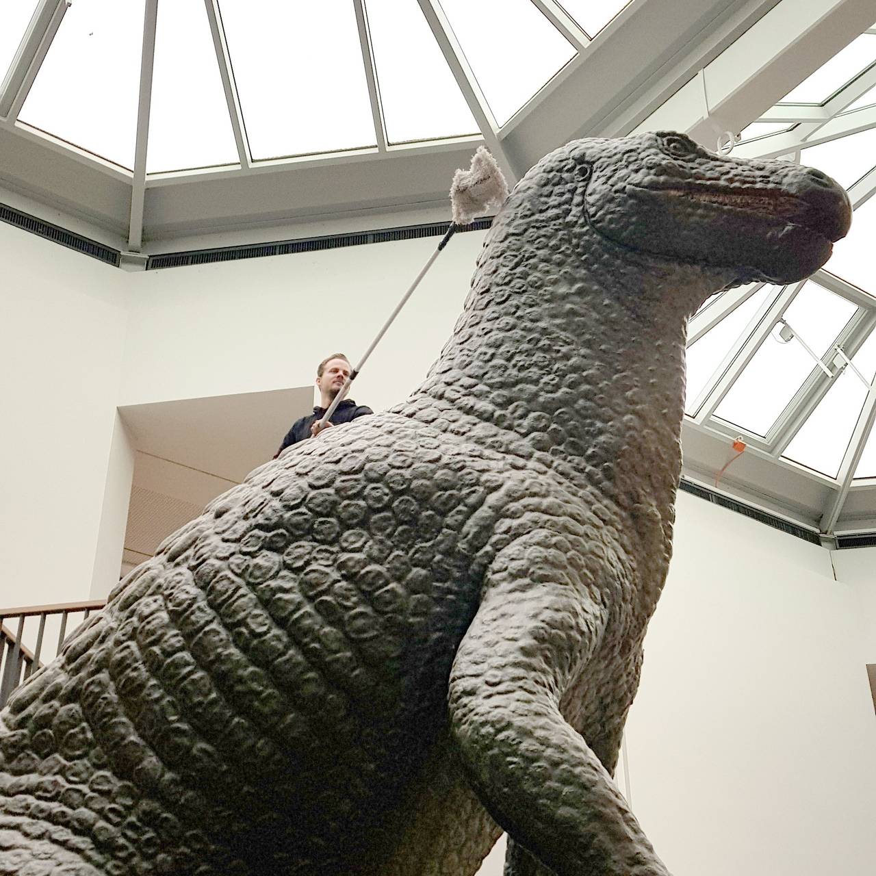 Frühjahrsputz Dortmund Naturmuseum Dino