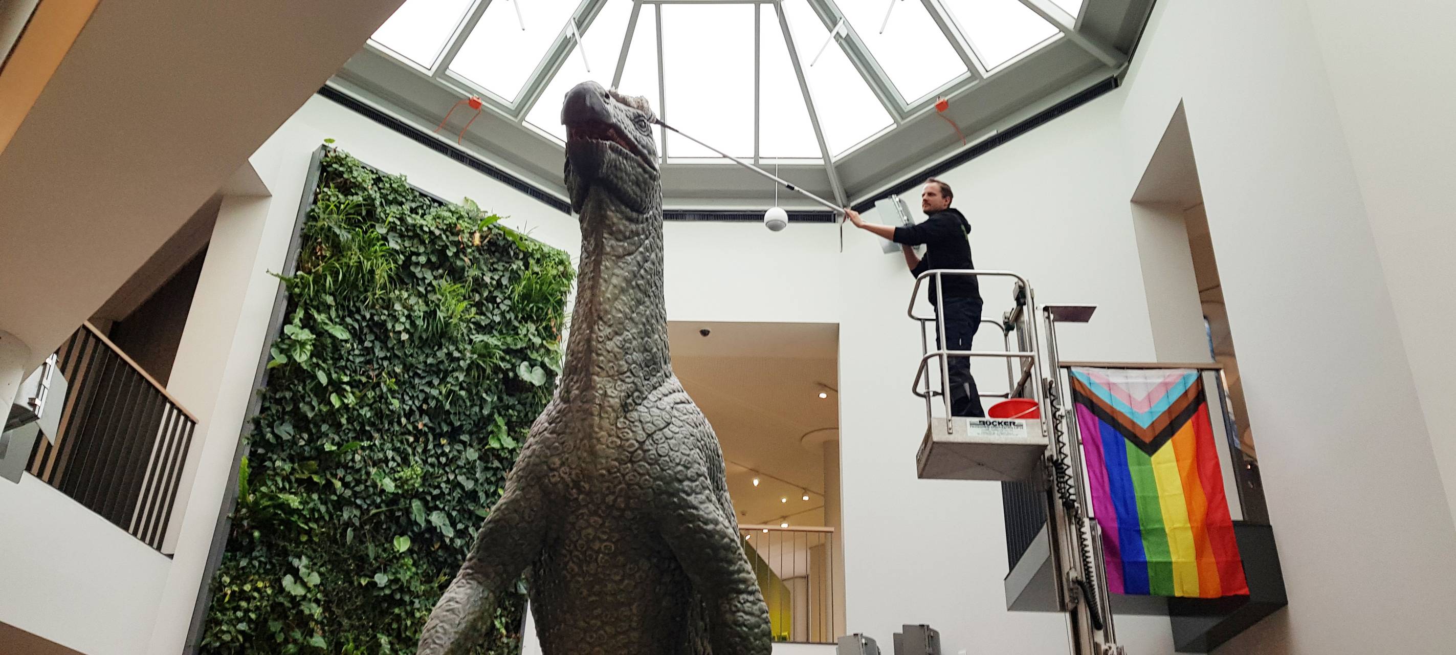 Frühjahrsputz Dortmund Naturmuseum Dino