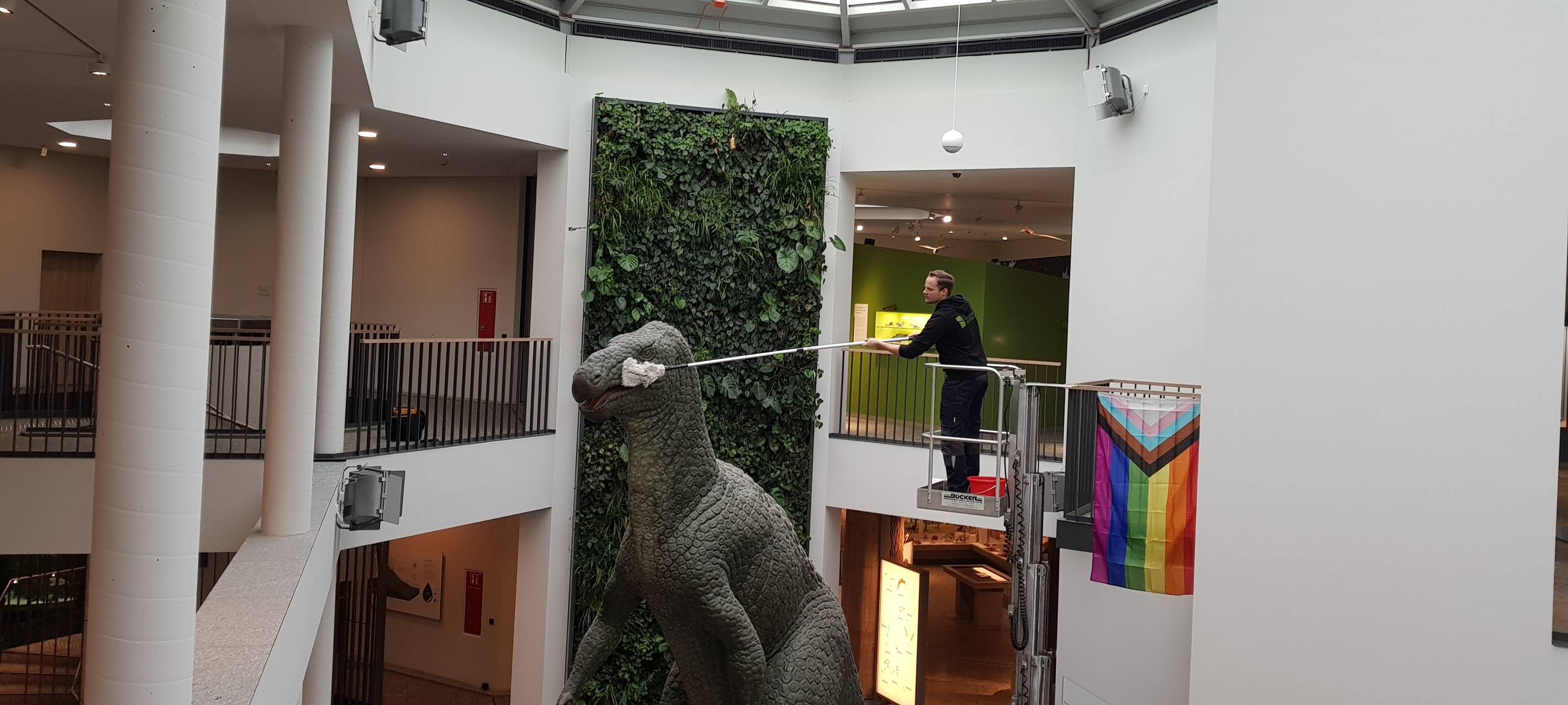 Frühjahrsputz Dortmund Naturmuseum Dino