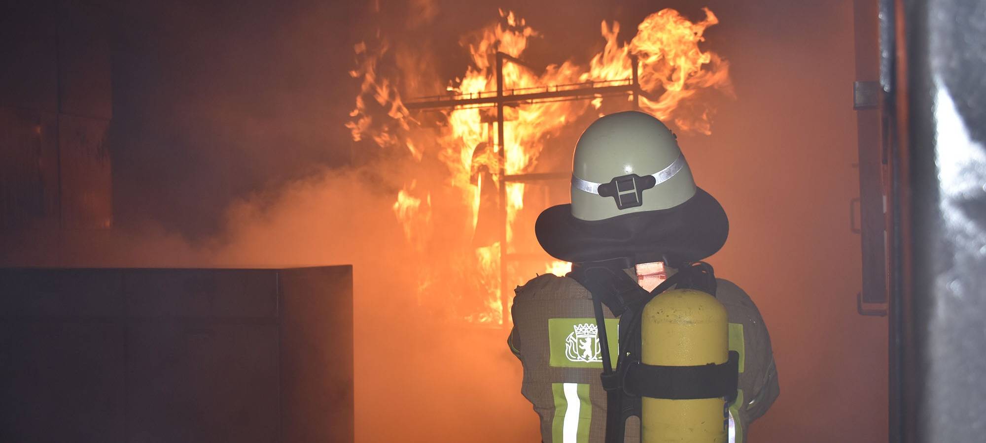 Feuerwehr Dortmund: Brandhaus Übung