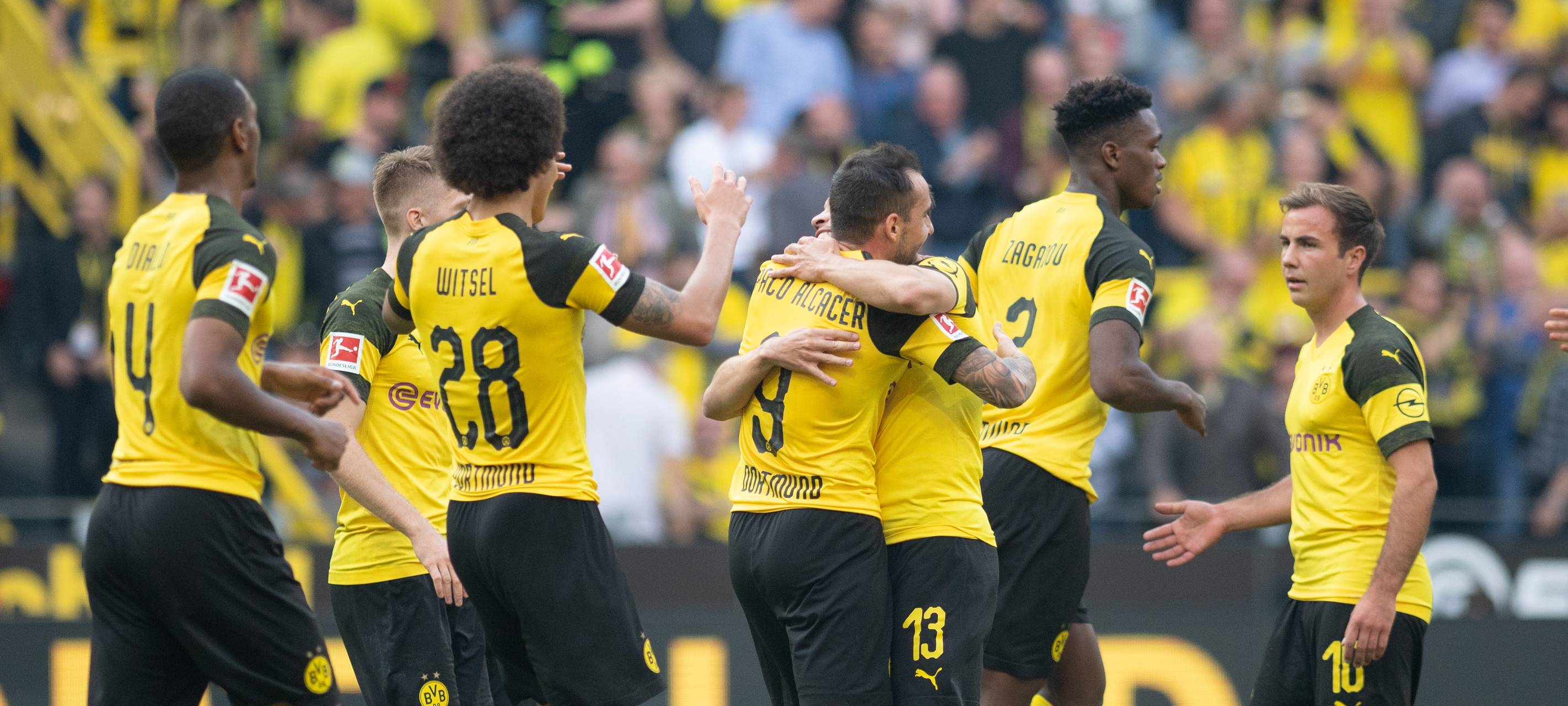 Witsel, Götze und Alcácer zurück im Mannschaftstraining