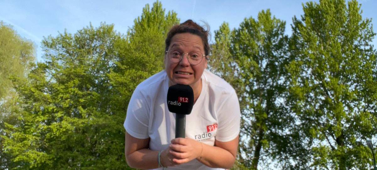Anschwimmen im Freibad Derne