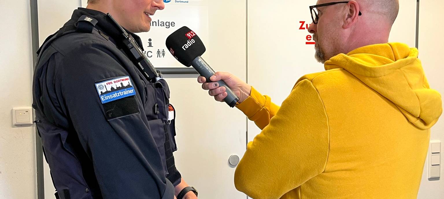 Im Polizei-Trainingszentrum in Dortmund-Aplerbeck