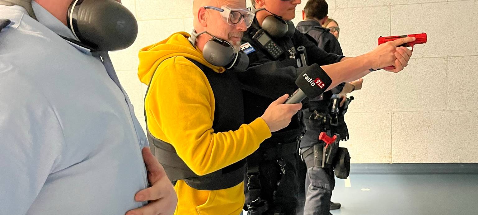 Im Polizei-Trainingszentrum in Dortmund-Aplerbeck