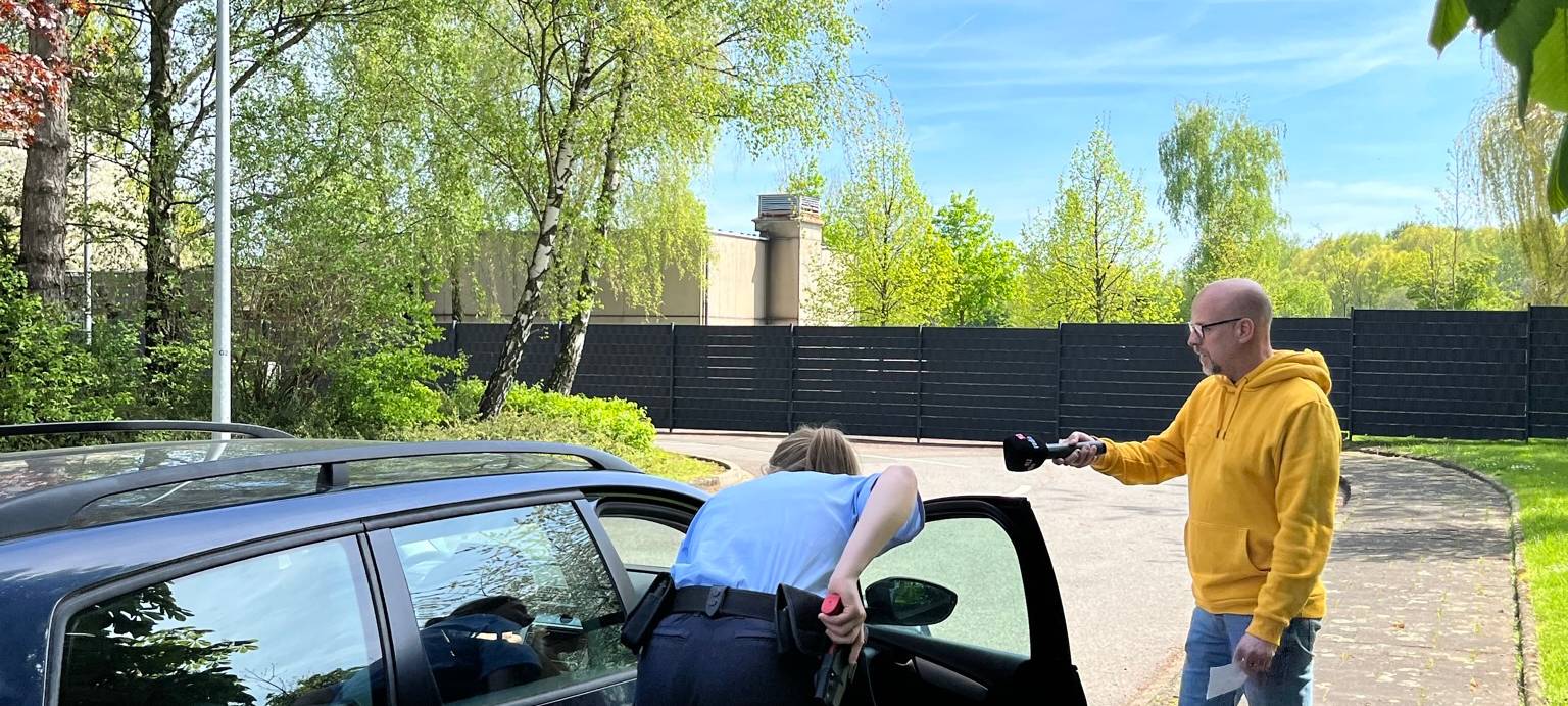 Im Polizei-Trainingszentrum in Dortmund-Aplerbeck