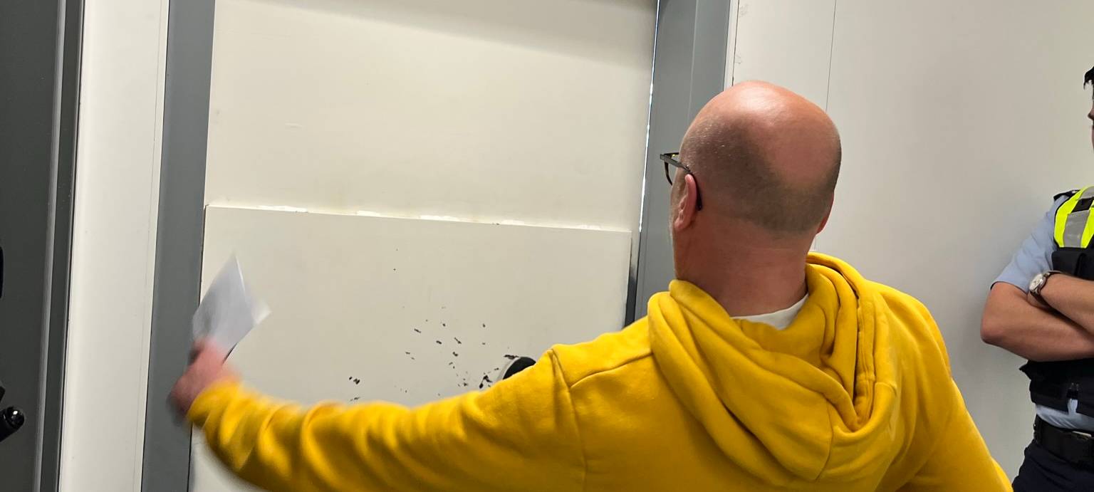 Im Polizei-Trainingszentrum in Dortmund-Aplerbeck