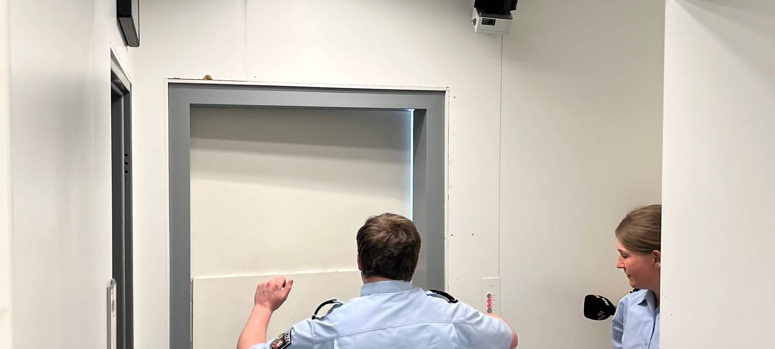 Im Polizei-Trainingszentrum in Dortmund-Aplerbeck