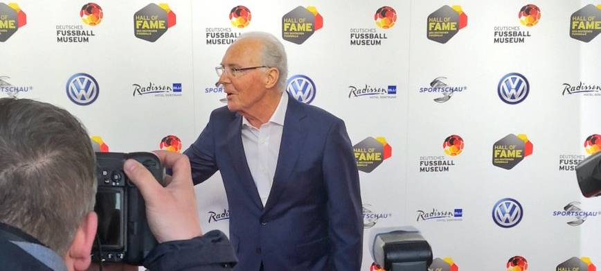 Eröffnung der "Hall of Fame" im deutschen Fußballmuseum