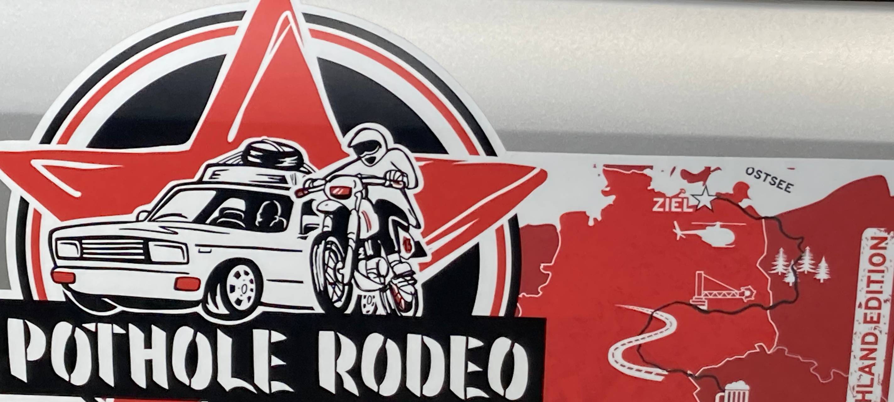 Dortmunder fährt Pothole Rodeo