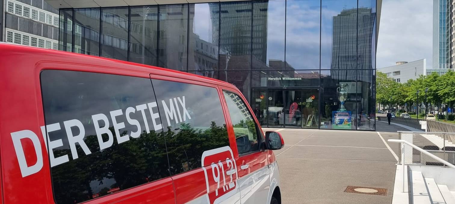 Radio 91.2 unterwegs in Dortmund - am Fußballmuseum