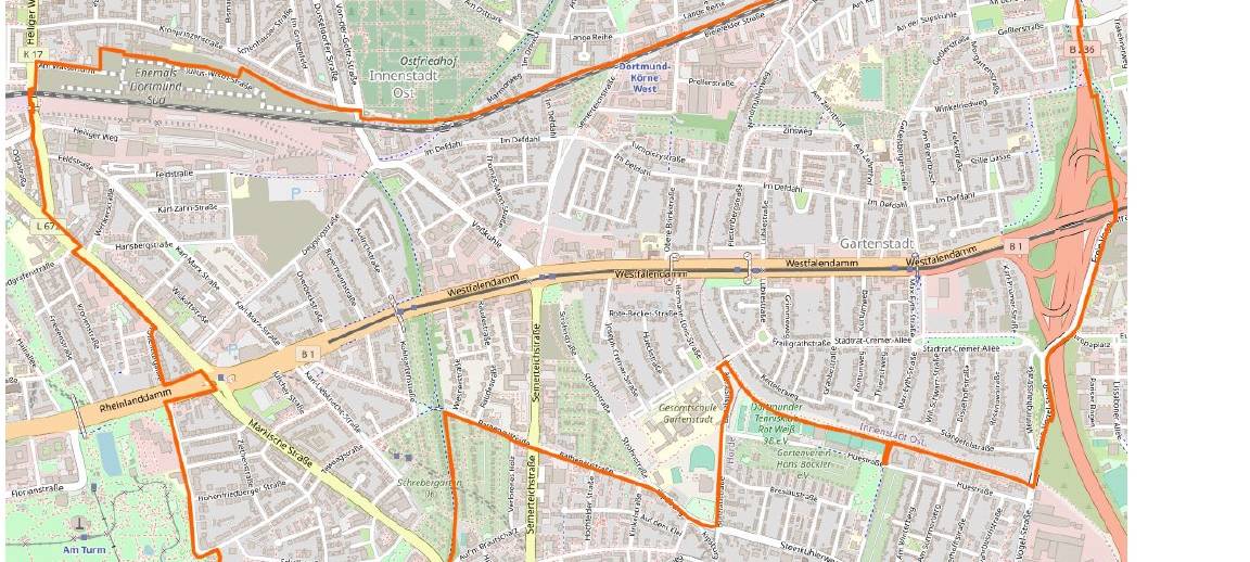 Sperrmüllsammlung am Westfalendamm im Dortmund