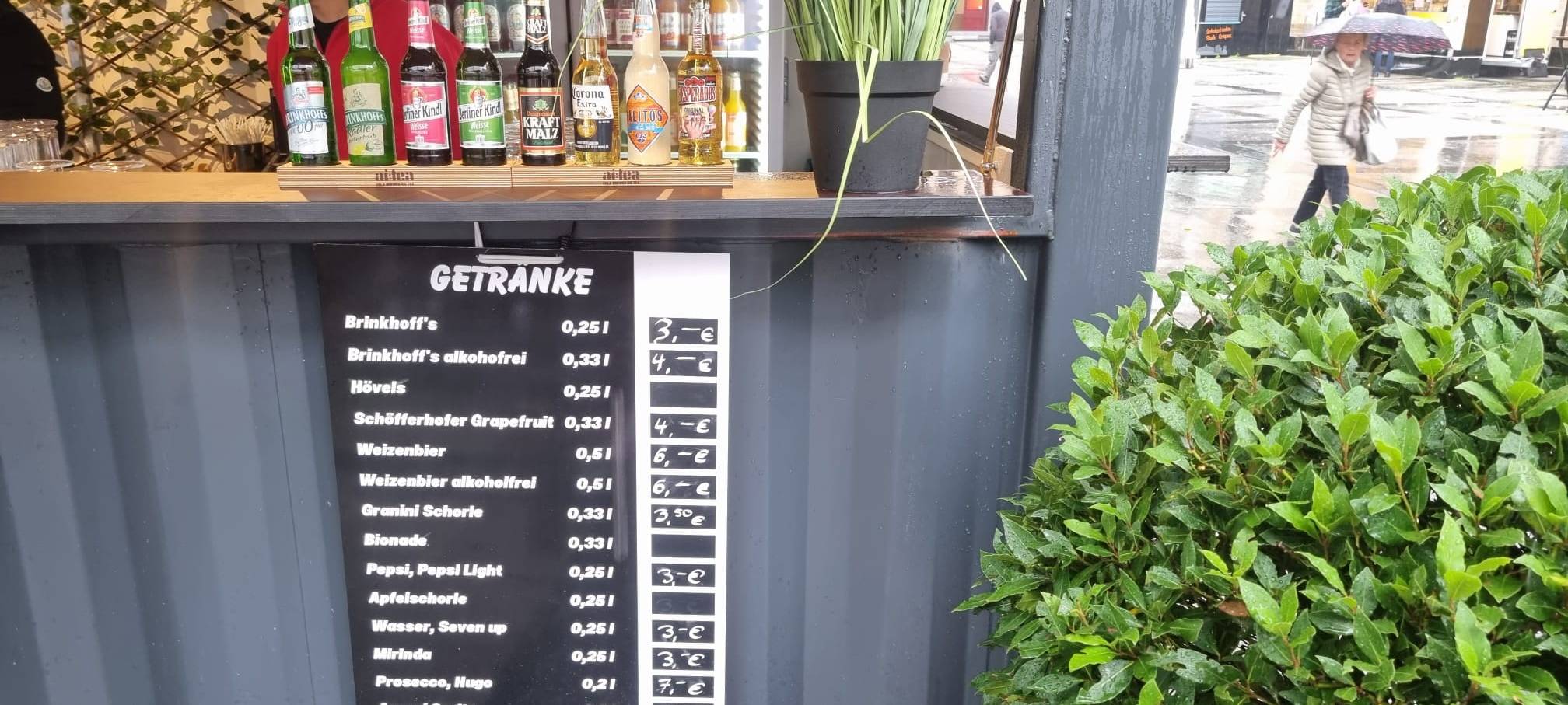 Pop-Up-Biergarten in der Dortmunder City startet