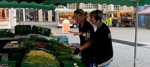 Radio 91.2 unterwegs – auf dem Wochenmarkt in Dortmund